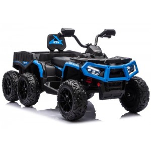 Baterijomis maitinamas keturratis ATV 6 ratai su priekaba 24V 4x4 800W